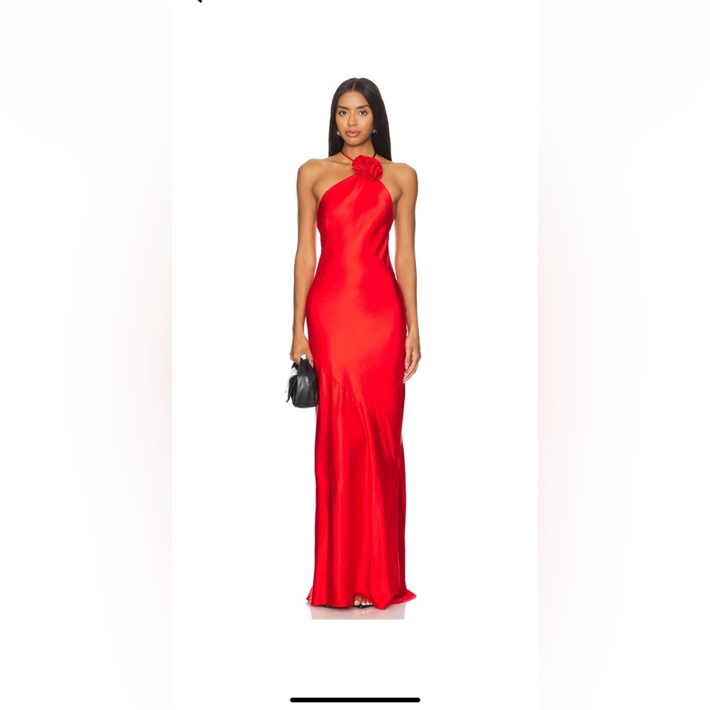 Lovers + Friends Inara Gown in Red XS